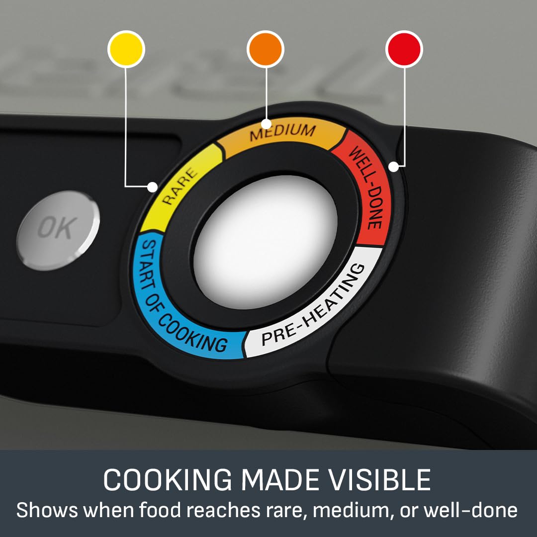 Tefal Optigrill Plus XL, 9 Cooking Programs, Measure Cook Technology, Temperature Intelligence, Removable Non-Stick Plates