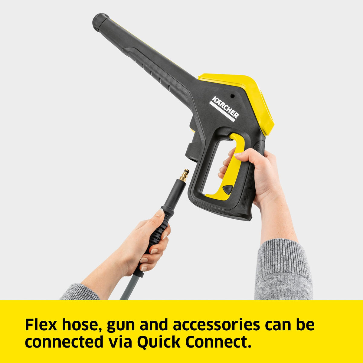 Kärcher K 4 Power Control Flex Pressure Washer, max. 130 bar,Flow Rate:420 l/h,Area Coverage: 30 m²/h,Water Filter,Weight: 11.5 kg