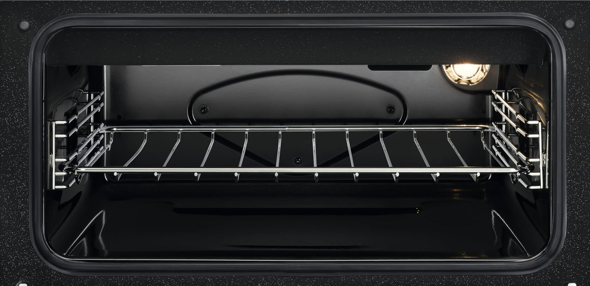 AEG 5000 Series SurroundCook Double Cavity Electric Cooker with Ceramic Hob, CCX6501ACM, Capacity 77/39L